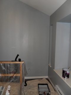 Bedroom painted